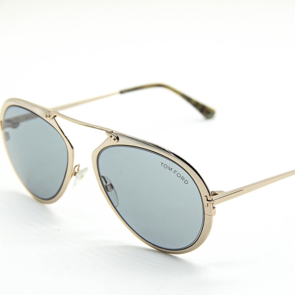 TOM FORD FT 0508/S 28N DASHEL GOLD GREY PILOT AUTHENTIC SUNGLASSES 55-18-145